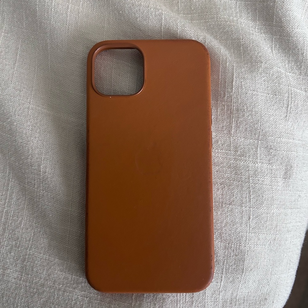 Apple Camel leather IPhone 13 case